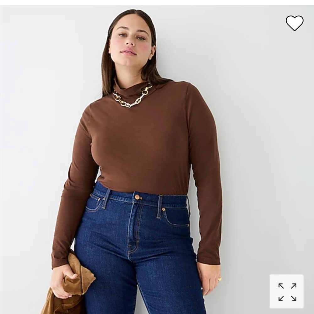 J. Crew tissue turtleneck NWT